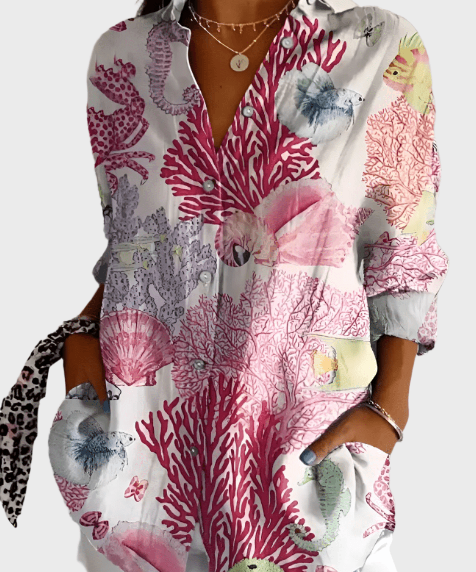 Rosa | Camisa estampada