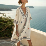 Vera - Vestido de Praia Vibrante