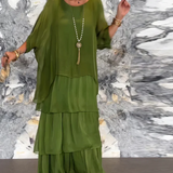 Lara – Vestido longo fluido elegante