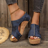 Sofia - Wedges com Studs Lumi