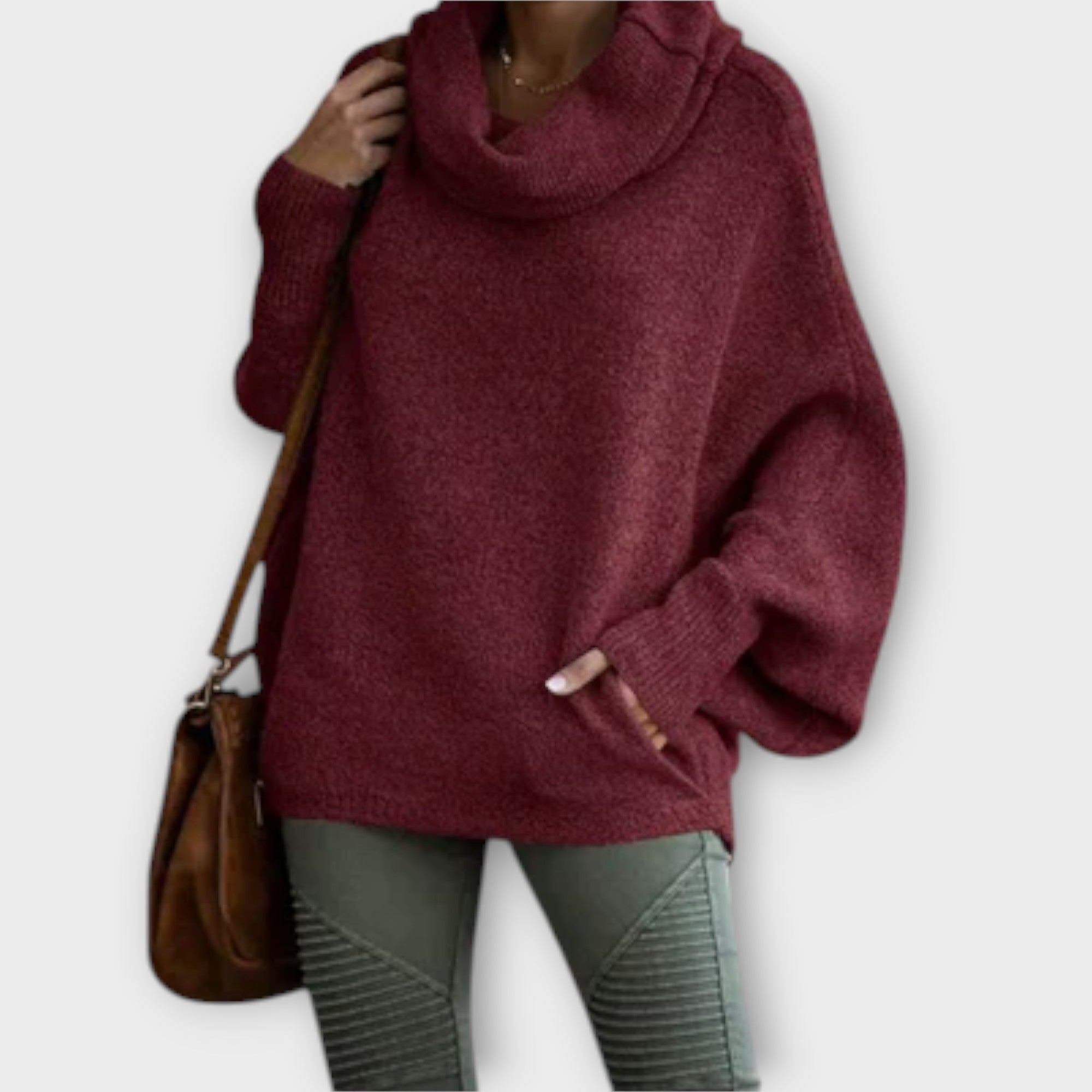 Ulrike - Suéter Elegante Feminino em Design Tartaruga