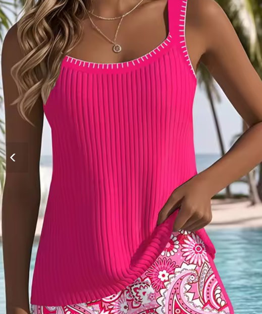 Matilde | Conjunto Tankini Brisa da Ilha