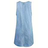 Saylor™ | Vestido descontraído estilo denim