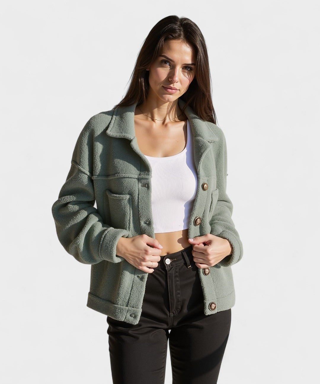 Selina | Casaco de Fleece