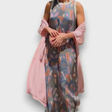 Sara | Vestido Longo Estampado Floral