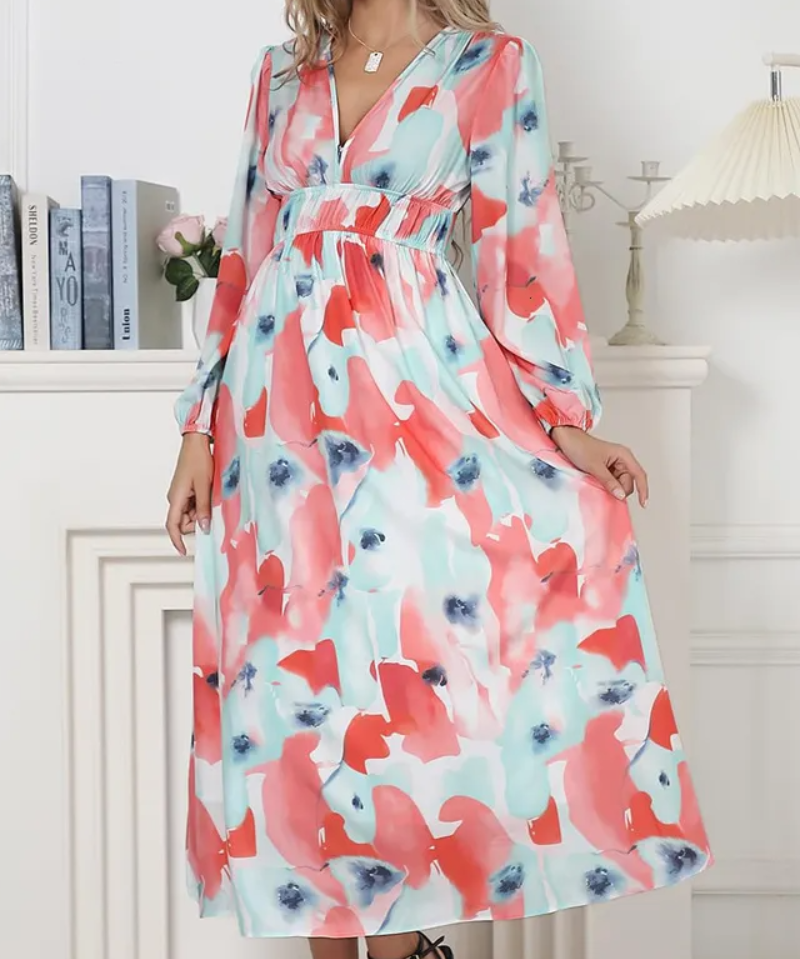 Celine | Vestido Feminino com Padrão Floral