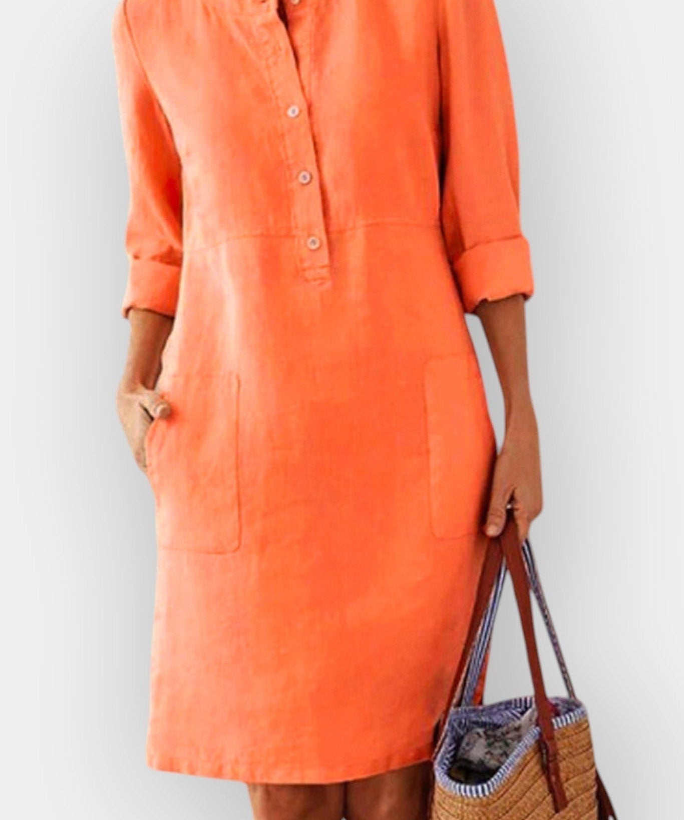 Teresa | Vestido Estampado Gráfico Verão