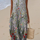 Carla - Vestido Midi Floral Silvestre