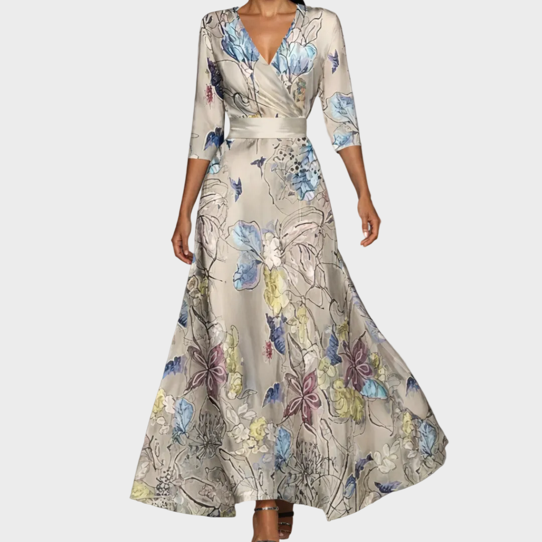 Emily - Vestido Maxi Elegante e Fluido