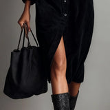 Vera - Vestido Midi de Corda Larga