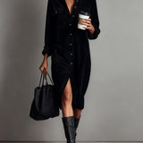 Vera - Vestido Midi de Corda Larga