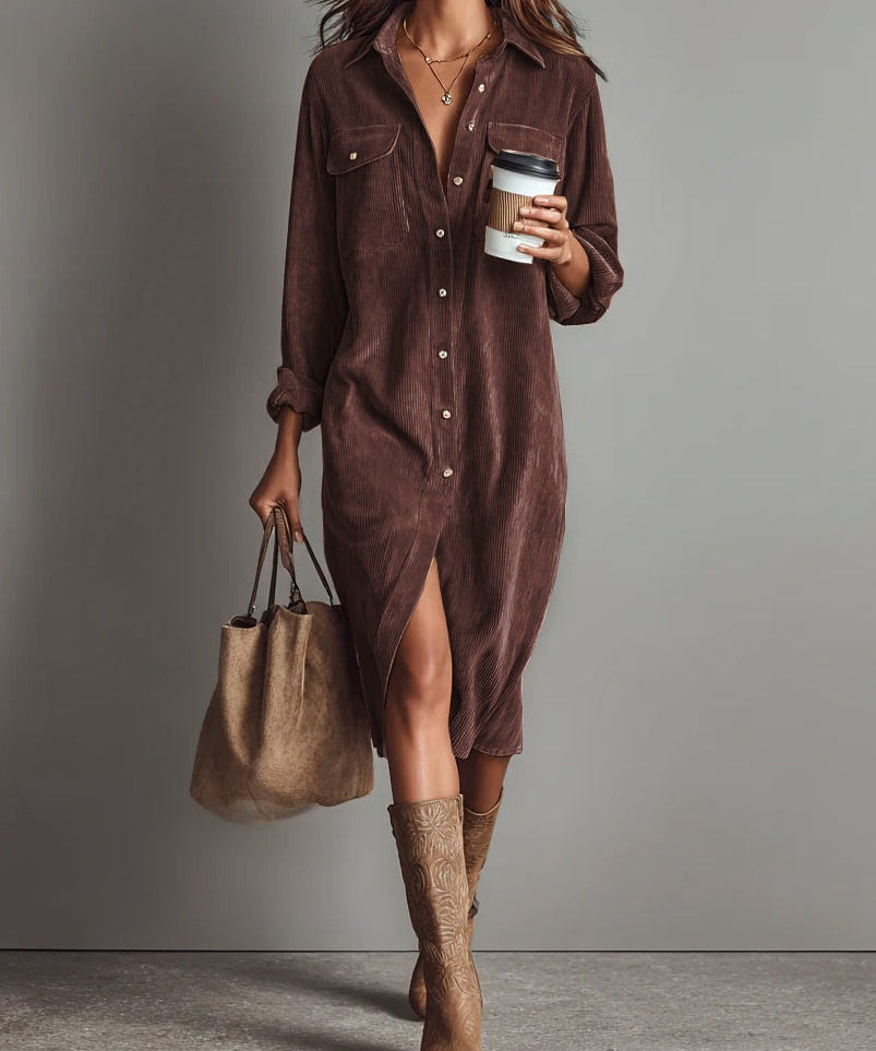 Vera - Vestido Midi de Corda Larga