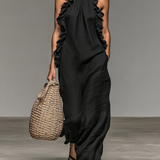 Margarida - Vestido Maxi Sem Mangas em Linho