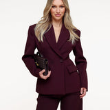 Detalhe Premium de Beringela - Blazer