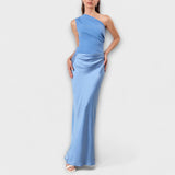 Sereia maxi elegante de um ombro