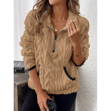 Alpine - Camisola Macia de Fecho