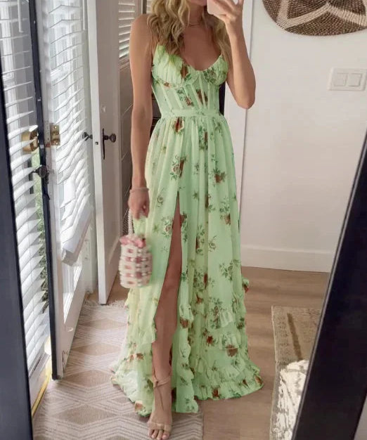 Linde™ | Vestido Floral Romântico