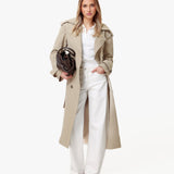 Bege Detalhe Longo - Trenchcoat