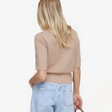 Bege Losse SS - Sweater
