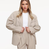 Bege Rechte O&K Detalhe - Blazer