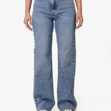 Jeans Largo - Azul