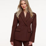 Blazer Premium Castanho - Detalhe
