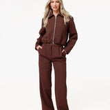 Pantalon Premium Largura Castanho