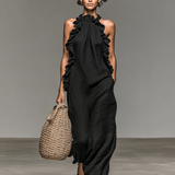 Margarida - Vestido Maxi Sem Mangas em Linho