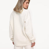 Sweater Creme Knopen LS Jogging