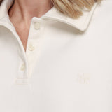 Sweater Creme Knopen LS Jogging