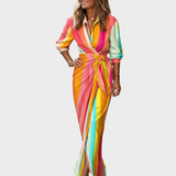Lola - Maxi Print Vestido