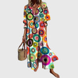 Zariah | Robe Maxi Boémienne Elegante