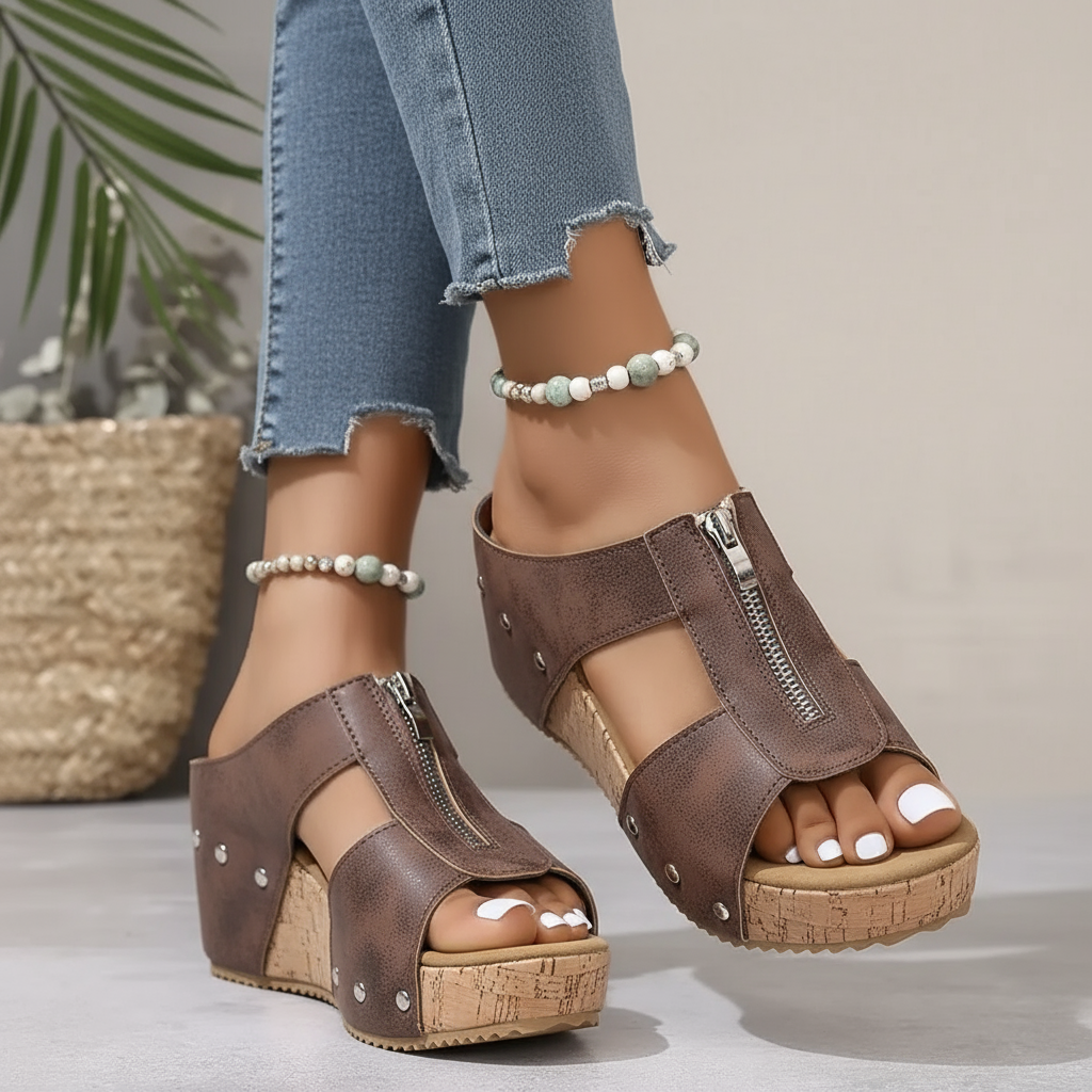 Gigi - Sandálias de Plataforma Elegantes