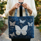 Bolso Artesanal - Mariposa Plateada