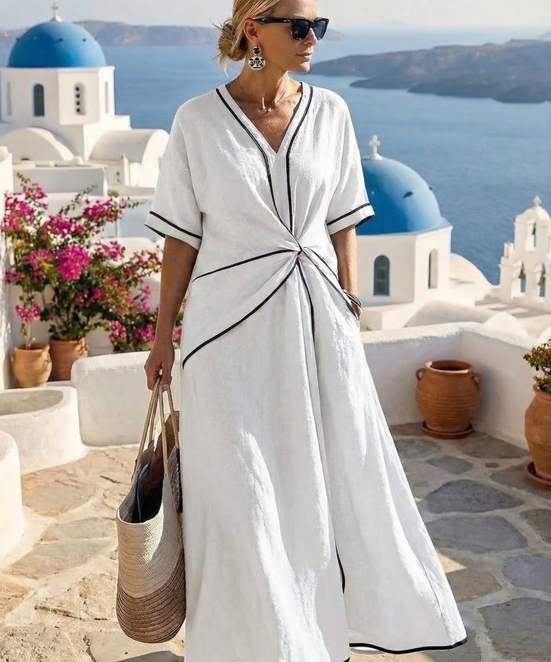 Vestido de Verão Santorini™