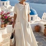 Fleur™ Vestido Elegante com Bolsos