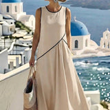 Lotte™ Vestido de Verão às Riscas