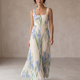 Oriah | Vestido Maxi A-Line Floral