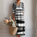 Lara™ | Vestido Estampado Gráfico