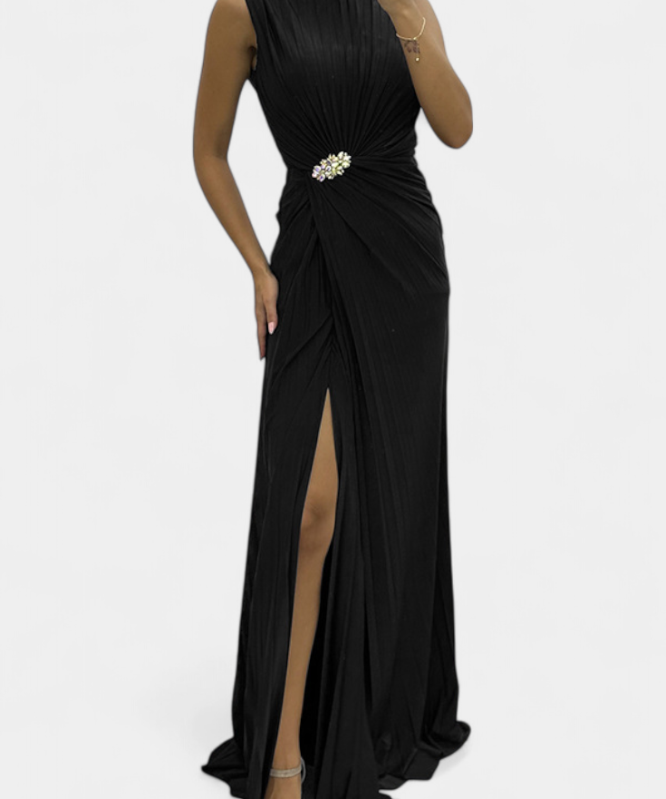 Emilija - Vestido Maxi Plissado