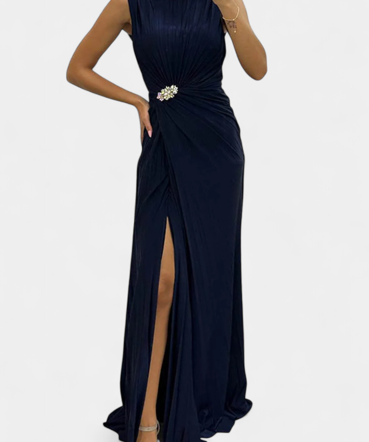 Emilija - Vestido Maxi Plissado