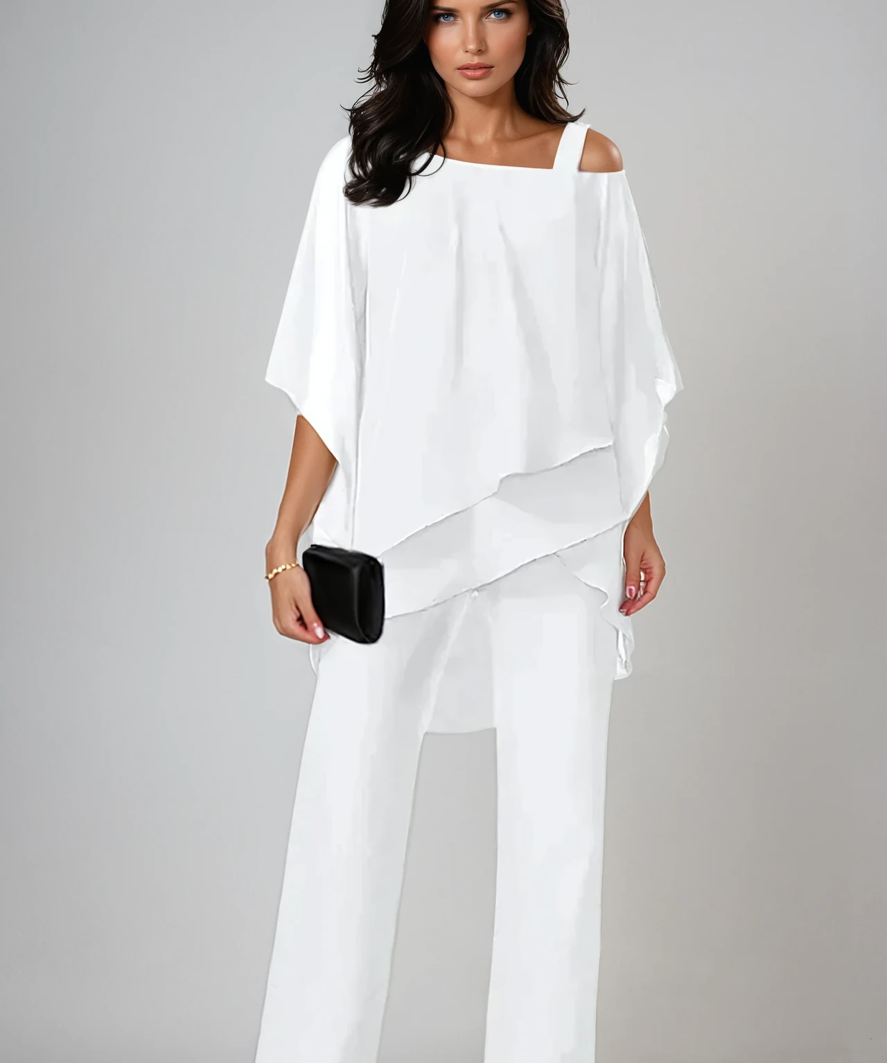 Mariella™ Conjunto de Duas Peças com Camadas