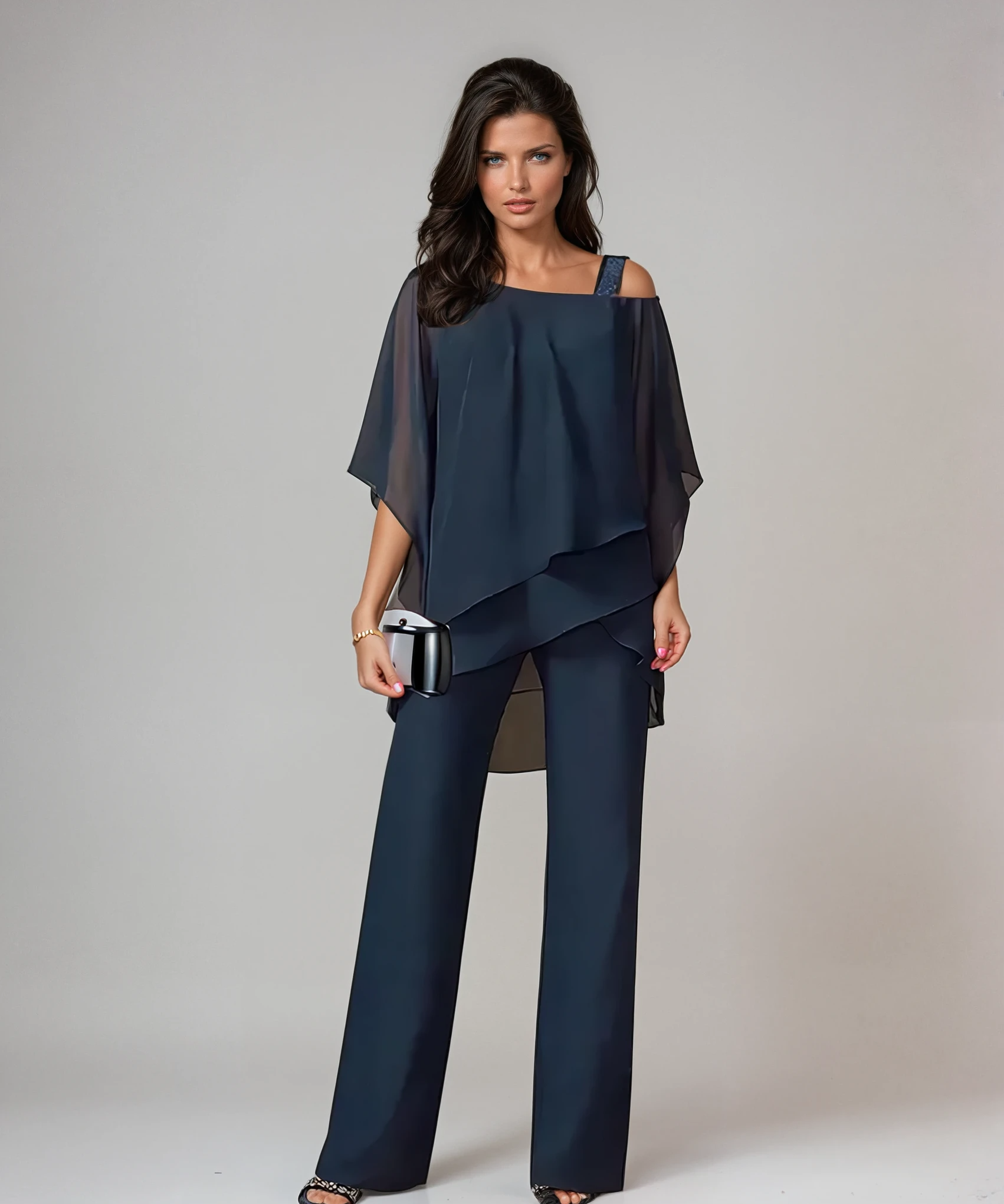 Mariella™ Conjunto de Duas Peças com Camadas