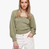 Cropped em Malha Caqui - Colete