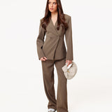 Calças Khaki Luxe Retas