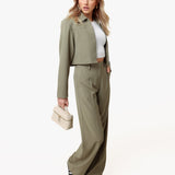 Khaki Luxe Studio - Calças