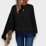 Nala | Blusa de Manga Longa Elegância Relaxada