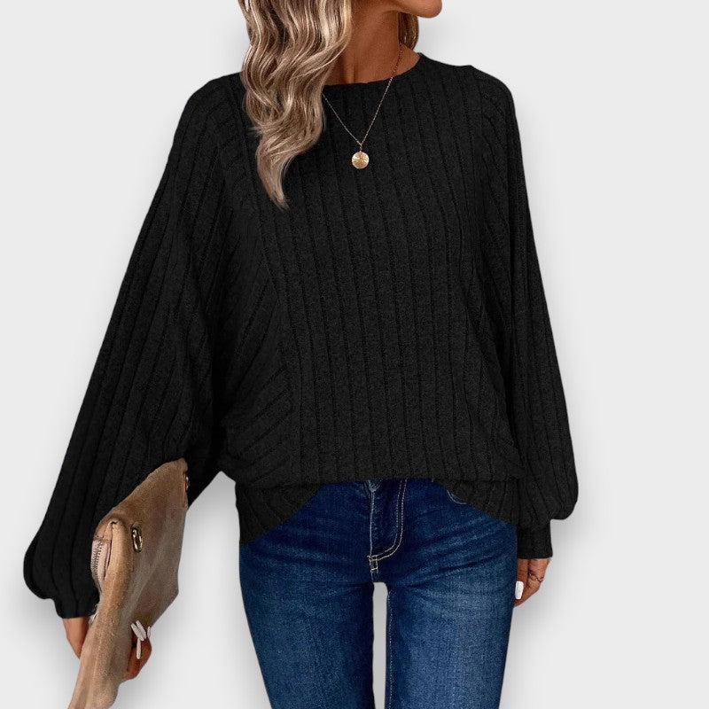 Nala | Blusa de Manga Longa Elegância Relaxada