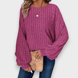 Nala | Blusa de Manga Longa Elegância Relaxada