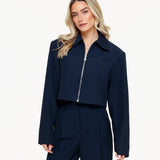 Navy Studio Rits - Casaco